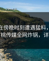 主持人在傍晚时刻遭遇猛料，全网炸裂，蜜桃传媒全网炸锅，详情深扒